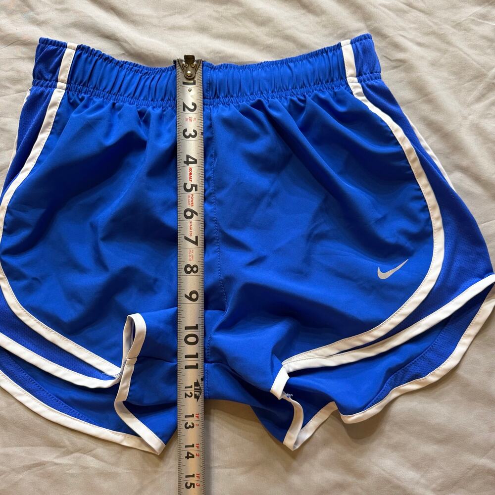 Nike Dri-FIT Running Shorts Women's Small Blue Lined Athletic Shorts - Picture 8 of 9